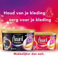 Fleuril Renew Color Caps - Wasmiddel Capsules - Voordeelverpakking - 8 X 12 Wasbeurten -Schoonmaakserie Winkel 1200x1200 524