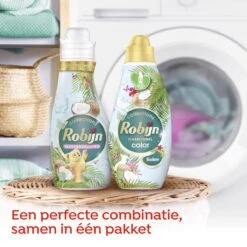 Robijn Kokos Sensation Wasmiddel En Wasverzachter - 57 Wasbeurten - Voordeelverpakking -Schoonmaakserie Winkel 1200x1200 591