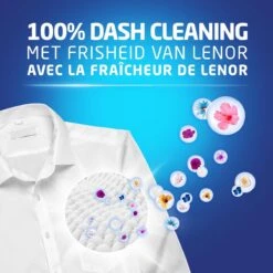 Dash All In 1 Wasmiddel Pods - Oceaanrust Wascapsules - Voordeelverpakking 3 X 40 Wasbeurten -Schoonmaakserie Winkel 1200x1200 594