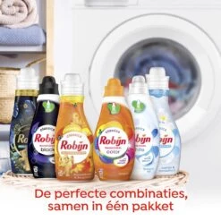 Robijn Perfect Match Stralend Wit, Black Velvet En Color Wasmiddel - En Wasverzachter Pakket - 6 Stuks - Voordeelverpakking -Schoonmaakserie Winkel 1200x1200 651