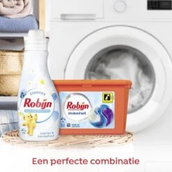 Robijn Stralend Wit 3 In 1 Wascapsules Speciaal Voor De Witte Was - 40 Wasbeurten Kwartaalbox -Schoonmaakserie Winkel 1200x1200 688