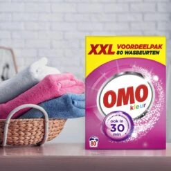 Omo Kleur XXL Waspoeder Voor De Gekleurde Was - 80 Wasbeurten -Schoonmaakserie Winkel 1200x1200 810