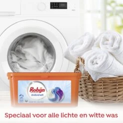 Robijn Stralend Wit Wascapsules - 3 X 29 Wasbeurten - Halfjaarbox -Schoonmaakserie Winkel 1200x1200 921