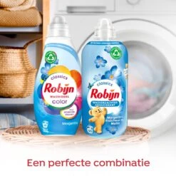 Robijn Klein & Krachtig Classics Color Morgenfris Vloeibaar Wasmiddel - 8 X 19 Wasbeurten - Voordeelverpakking -Schoonmaakserie Winkel 1200x1200 967