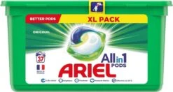 Ariel All In 1 Pods Regular Wasmiddel - Voordeelverpakking 3 X 37 Wasbeurten - Wasmiddel Pods -Schoonmaakserie Winkel 1200x643