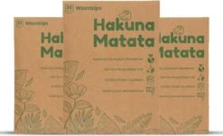 Schoonmaakserie Winkel 21 Hakuna Matata Wasmiddel 96 - Compressed - Wasstrips - Voordeelverpakking - Eco Wasmiddel Wit En Kleur - Laundry Strips