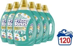 Frisse Reus Lotus Amandel Gel Vloeibaar Wasmiddel - Witte Was - Voordeelverpakking - 120 Wasbeurten -Schoonmaakserie Winkel 1200x758 1