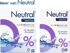 Neutral 0% Kleur Parfumvrij Waspoeder - 18 Wasbeurten - 1,188 Kg - Wasmiddel -Schoonmaakserie Winkel 1200x913