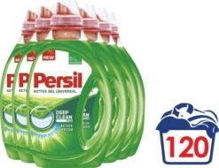 Persil® Persil Active Gel Universal - Vloeibaar Wasmiddel - Voordeelverpakking - 6 X 20 Wasbeurten -Schoonmaakserie Winkel 1200x923 1