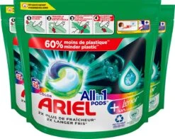 Ariel All In 1 Wasmiddel Pods + Touch Van Lenor Unstoppables - Wascapsules - Voordeelverpakking - 3 X 35 Wasbeurten