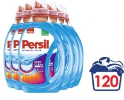 Persil® Persil Active Gel Color - Vloeibaar Wasmiddel - Voordeelverpakking - 6 X 20 Wasbeurten -Schoonmaakserie Winkel 1200x967
