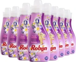 Robijn Creations Paarse Orchidee & Bosbessen Wasverzachter - 8 X 30 Wasbeurten - Voordeelverpakking -Schoonmaakserie Winkel 1200x970