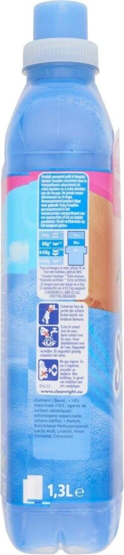 Soupline Hemels Fris Geconcentreerde Wasverzachter 6 X 52 Wasbeurten - Voordeelverpakking -Schoonmaakserie Winkel 270x1200