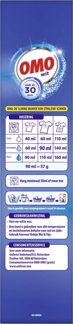 Omo Wit XXL Waspoeder 80 Wasbeurten -Schoonmaakserie Winkel 271x1200