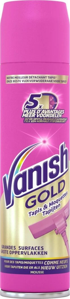 Vanish Gold Mousse Voor Tapijt Vlekkenverwijderaar - 600 Ml -Schoonmaakserie Winkel 284x1200 3
