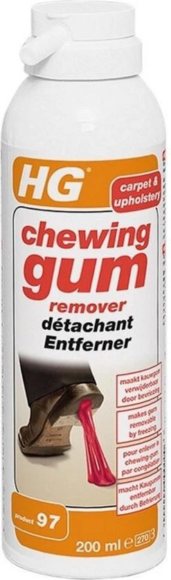 HG Chewing Gum Remover (HG Product 97) - 200ml - Bevriest Kauwgom -Schoonmaakserie Winkel 354x1200