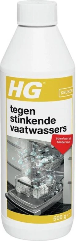 HG Tegen Stinkende Vaatwassers - 500gr - Voor Een Schone En Fris Ruikende Vaatwasser - Voor 12 Behandelingen -Schoonmaakserie Winkel 377x1200