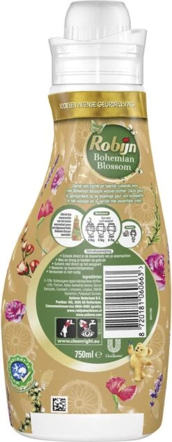 Robijn Collections Bohemian Blossom Wasverzachter - 8 X 30 Wasbeurten - Voordeelverpakking -Schoonmaakserie Winkel 468x1200 1