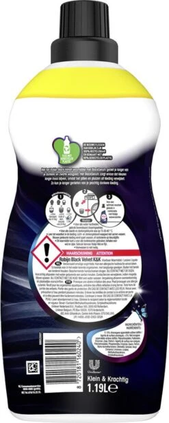 4x Robijn Klein & Krachtig Wasmiddel Black Velvet 1,19 Liter -Schoonmaakserie Winkel 482x1200 1