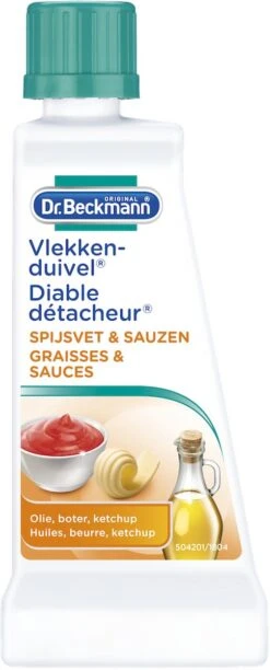Dr. Beckmann Vlekkenduivel Spijsvet & Sauzen 50 Ml -Schoonmaakserie Winkel 484x1200