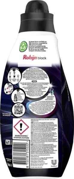 Robijn Klein & Krachtig Classics Black Velvet Vloeibaar Wasmiddel - 8 X 19 Wasbeurten - Voordeelverpakking -Schoonmaakserie Winkel 494x1200 6