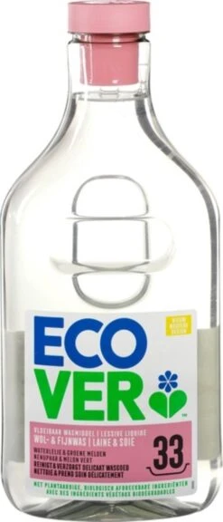 Ecover Wol & Fijnwasmiddel - Waterlelie & Groene Meloen - 1,5 L - 33 Wasbeurten -Schoonmaakserie Winkel 515x1200