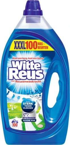Witte Reus Gel Wasmiddel- Kwartaalverpakking - 100 Wasbeurten -Schoonmaakserie Winkel 581x1200 1