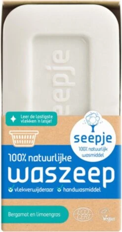 Seepje - Vast Wasmiddel - Waszeep/Vlekverwijderaar - Bergamot En Limoengras -Schoonmaakserie Winkel 630x1200