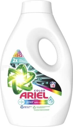 Ariel Vloeibaar Wasmiddel +Touch Van Lenor Unstoppables - Kleur - Voordeelverpakking 4 X 16 Wasbeurten -Schoonmaakserie Winkel 692x1200 3