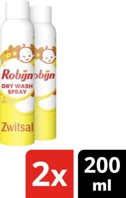 Robijn Dry Wash Spray Zwitsal - 2 X 200ml - Voordeelverpakking -Schoonmaakserie Winkel 767x1200 1
