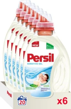 Persil® Persil Sensitive Gel - Vloeibaar Wasmiddel - Baby En Gevoelige Huid - Voordeelverpakking - 6 X 20 Wasbeurten -Schoonmaakserie Winkel 775x1200
