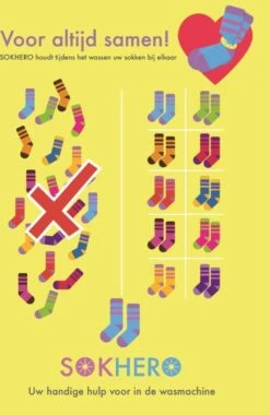 Sokhero - Sokken Waszak Cadeau - Wassen Sok Organiser - Wasmachine Sock Clips Wasnet - Ideale Praktische Knijpers Waslijn - Drogen Huishouden Wasknijpers - (15 Stuks 5 Kleuren Voor Sokken) -Schoonmaakserie Winkel 779x1200