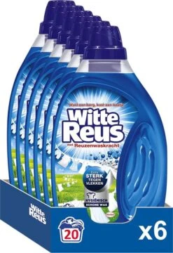 Witte Reus Gel - Vloeibaar Wasmiddel - Voordeelverpakking - 6 X 20 Wasbeurten -Schoonmaakserie Winkel 824x1200 2