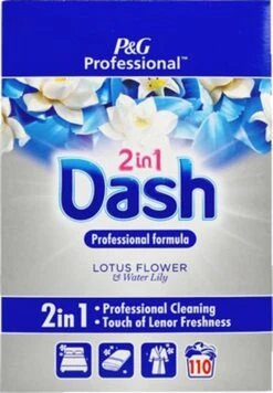 Dash 2 In 1 Lotusbloem En Lelie Waspoeder - XL Pack - 110 Wasbeurten -Schoonmaakserie Winkel 833x1200 1