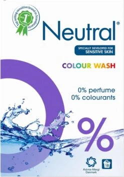 Neutral 0% Kleur Parfumvrij Waspoeder - 18 Wasbeurten - 1,188 Kg - Wasmiddel -Schoonmaakserie Winkel 838x1200
