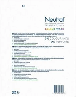 Neutral Waspoeder Kleur - Dermatologisch Getest, Parfumvrij En Hypoallergeen - 4 X 45 Wasbeurten -Schoonmaakserie Winkel 937x1200 2