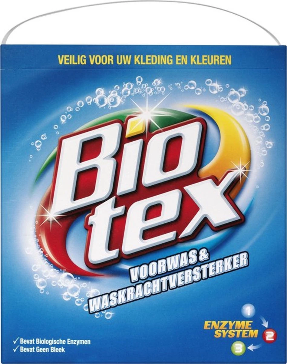 Biotex Voorwas En Waskrachtversterker Waspoeder - 4 Kg 3 Biotex Voorwas En Waskrachtversterker Waspoeder - 4 Kg - Afbeelding 3
