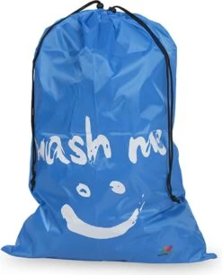 Wonair - Waszakken Voor Wasgoed - 60x90cm - Hemelsblauw - Met Trekkoord