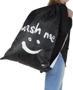 Wonair - Waszak Groot - 60x90cm - Zwart - Met Trekkoord En Draagband -Schoonmaakserie Winkel 974x1200 2