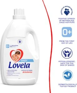 Lovela Baby - Hypoallergeen Wasmiddel Voor Het Wassen Van Gekleurde Baby- En Kinderkleding - 1.45 Liter -Schoonmaakserie Winkel 991x1200